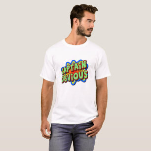 Captain Oblivious Funny Tshirt
