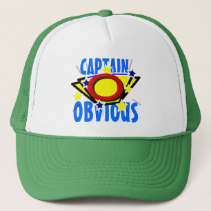 Captain Obvious Fun Trucker Hat