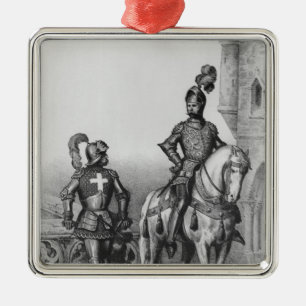 Captain of the archers of Paris Metal Ornament
