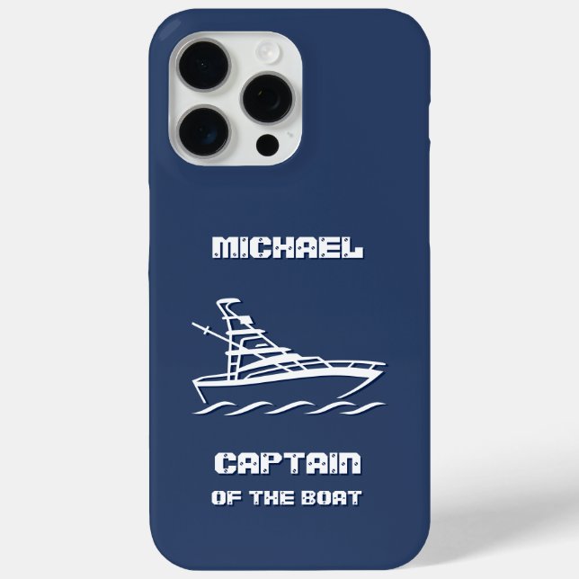 Captain of the Boat (customisable)  Case-Mate iPhone Case (Back)