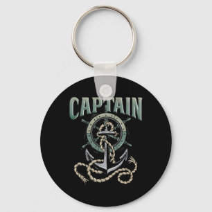 Captain Of The Boat Key Ring
