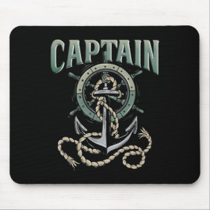 Captain Of The Boat Mouse Pad