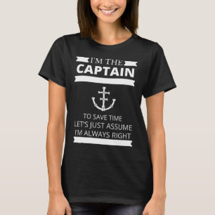 Captain Of The Boat T-Shirt