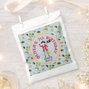 Captain of the Pirate Ship Birthday Party Favour Bag