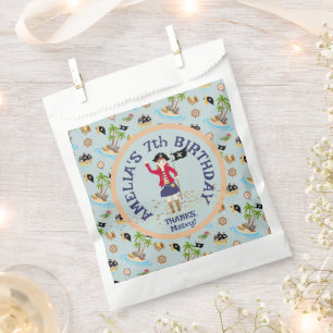 Captain of the Pirate Ship Birthday Party Favour Bag