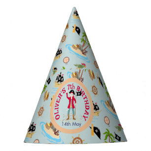Captain of the Pirate Ship Birthday Party Hat