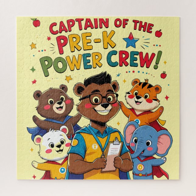 Captain of the Pre-K Power Crew – Puzzle  (Vertical)