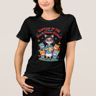 Captain of the Pre-K Power Crew Tri-Blend Shirt