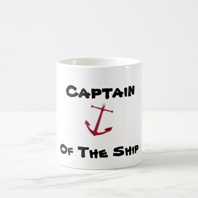 Captain of the ship coffee mug (Center)