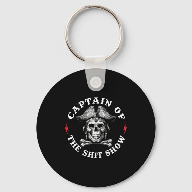 Captain Of The Show  Key Ring (Front)