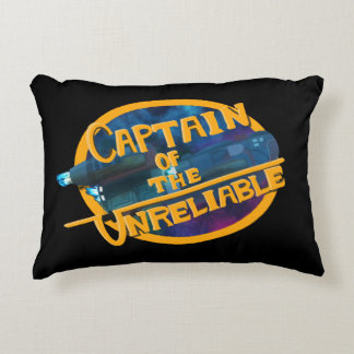 Captain of the Unreliable Decorative Cushion