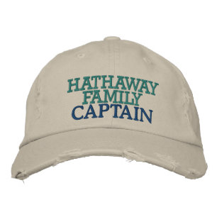 Captain of Your Family Embroidered Hat