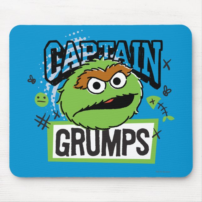 Captain Oscar Grumps Mouse Pad (Front)