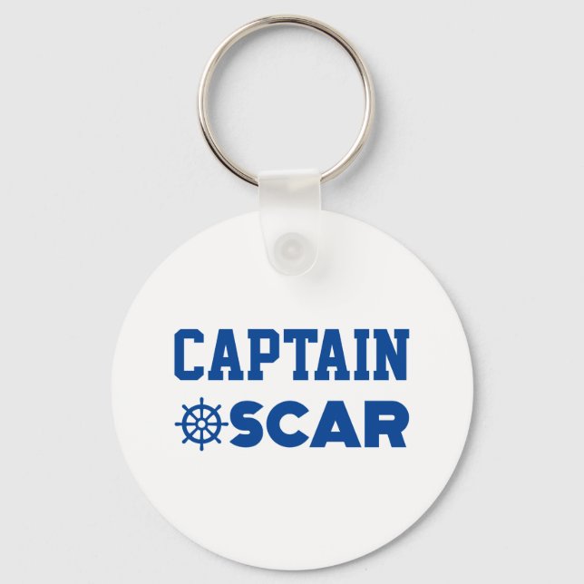 Captain Oscar Key Ring (Front)
