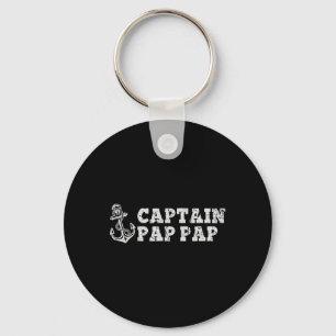 Captain Pap-pap Sailing Boating Pappap Boat Anchor Key Ring