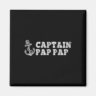 Captain Pap-pap Sailing Boating Pappap Boat Anchor Magnet
