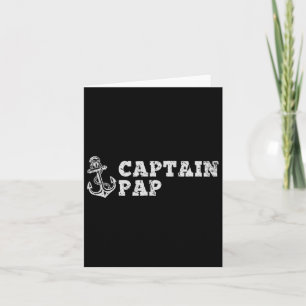 Captain Pap Sailing Boating Vintage Boat Anchor Fu Card