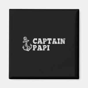 Captain Papi Sailing Boating Vintage Boat Anchor F Magnet