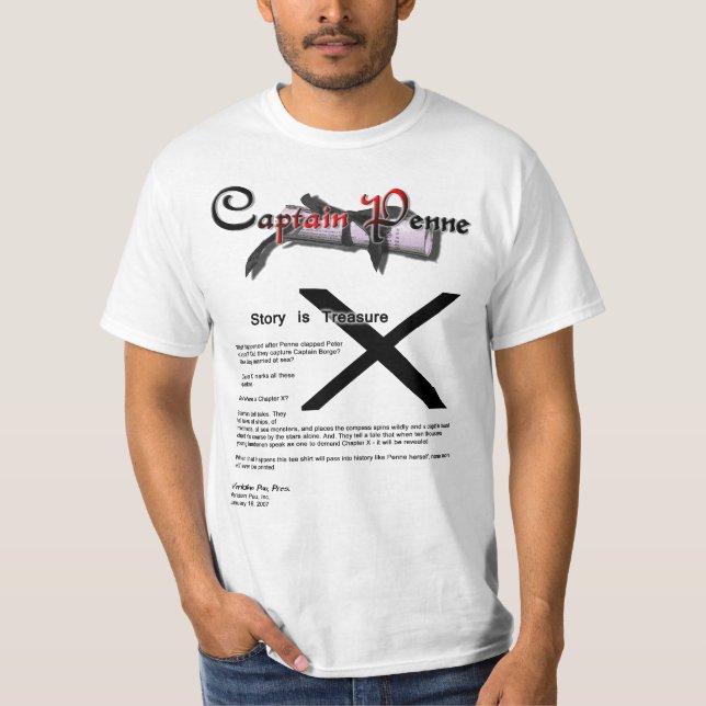 Captain Penne Tee Shirt Book chapter X (Front)