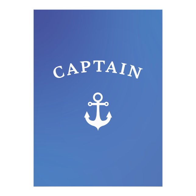 Captain Photo Print (Front)