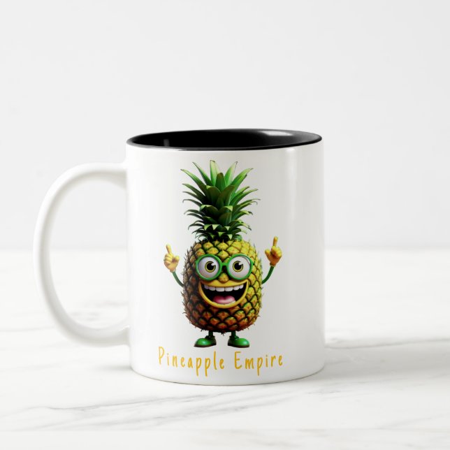 Captain PineBeard Coffee Mug - Pineapple Empire (Left)