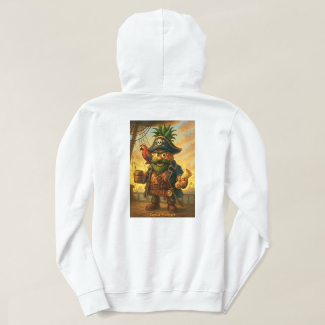 Captain PineBeard-Pineapple Empire Hoodie (Design Back)