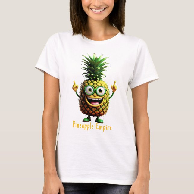 Captain PineBeard-Pineapple Empire T-Shirt (Front)
