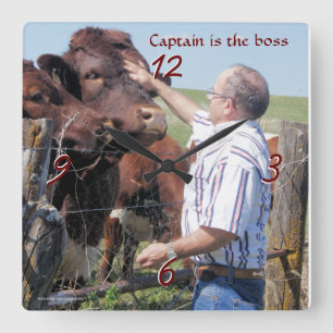 Captain Pinzgauer bull clock