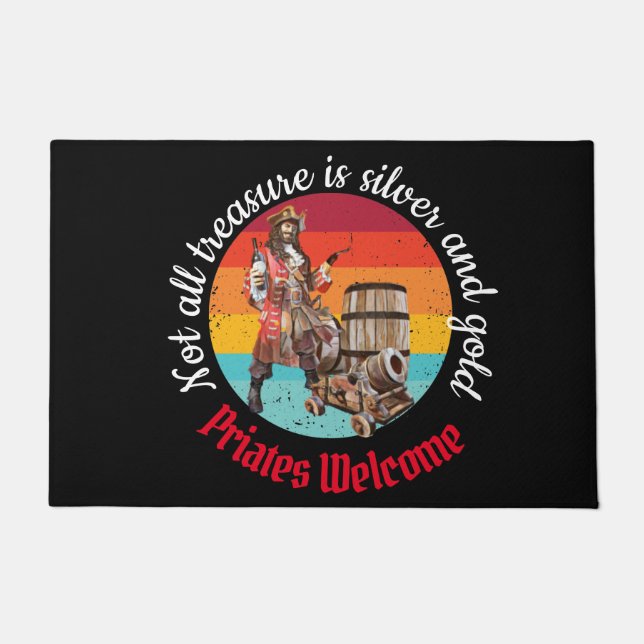 Captain Pirate   Doormat (Front)