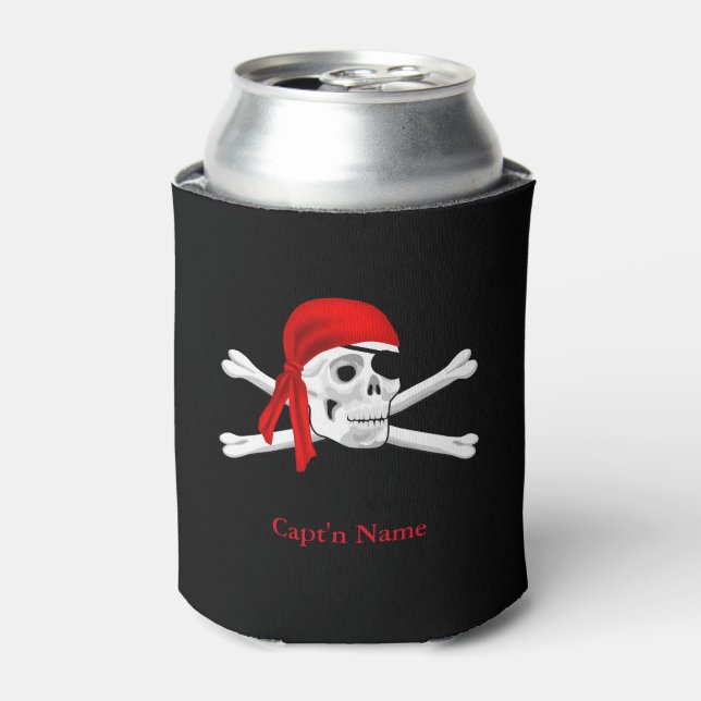 Captain Pirates Custom Pirate Can Cooler (Can Front)