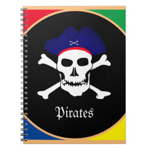 Captain & Pirates Flag - Treasure Island /kids Notebook