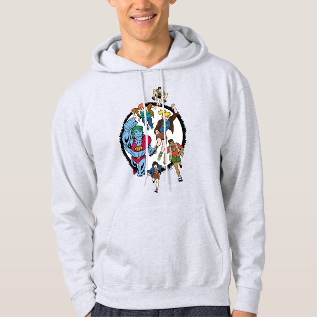 Captain Planet and the Planeteers Circle Graphic Hoodie (Front)