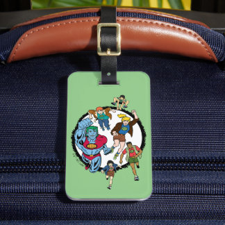 Captain Planet and the Planeteers Circle Graphic Luggage Tag