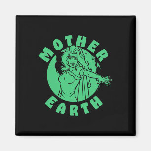 Captain Planet And The Planeteers Earth Day Mother Magnet