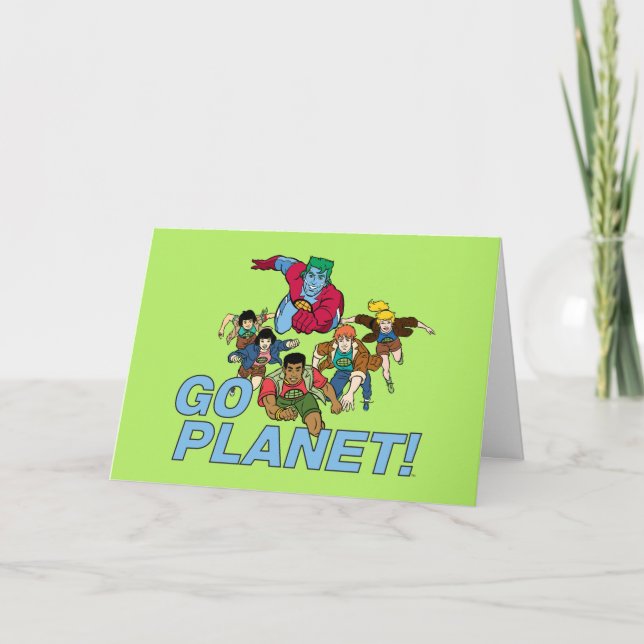 Captain Planet and the Planeteers - Go Planet! Card (Front)