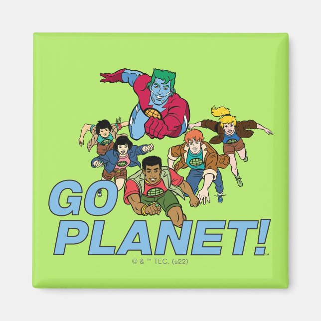 Captain Planet and the Planeteers - Go Planet! Magnet (Front)