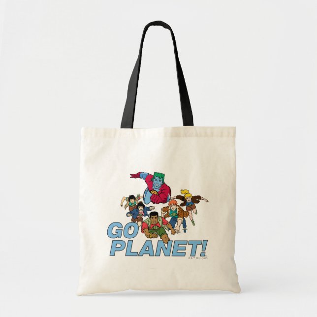Captain Planet and the Planeteers - Go Planet! Tote Bag (Front)