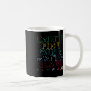 Captain Planet Earth Day Earth Wind Fire Water Hea Coffee Mug