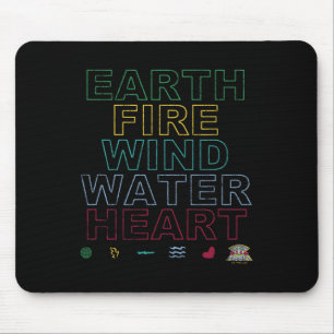 Captain Planet Earth Day Earth Wind Fire Water Hea Mouse Pad