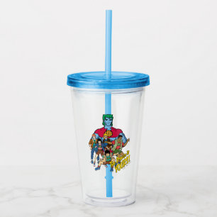 Captain Planet Group Graphic - The Power Is Yours! Acrylic Tumbler
