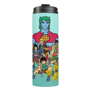 Captain Planet Group Graphic - The Power Is Yours! Thermal Tumbler