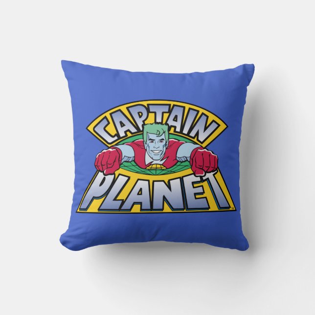 Captain Planet Logo Cushion (Front)