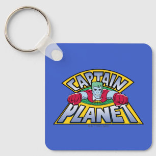 Captain Planet Logo Key Ring