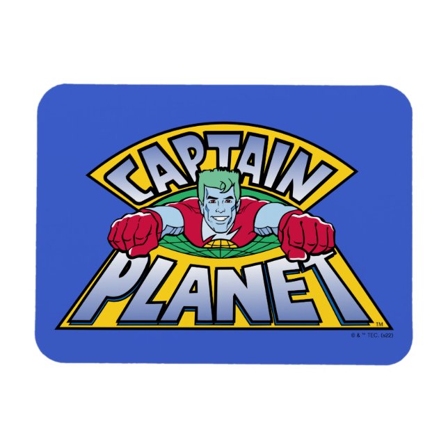 Captain Planet Logo Magnet (Horizontal)