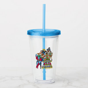Captain Planet & the Planeteers Group Logo Graphic Acrylic Tumbler