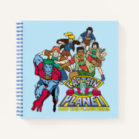 Captain Planet & the Planeteers Group Logo Graphic