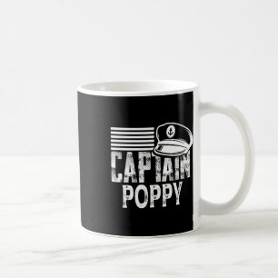 Captain Poppy - Sailing Captain Hat Boat Owner Boa Coffee Mug