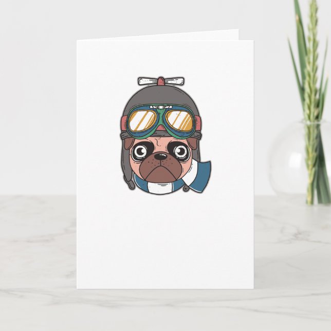 Captain Pug Card (Front)