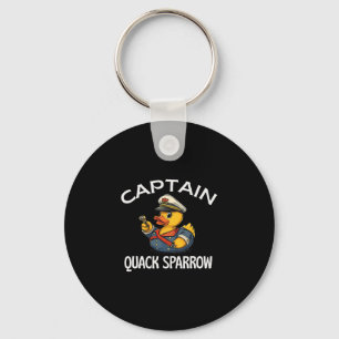 Captain Quack Sparrow Cruise Ducks Keep Hide You D Key Ring