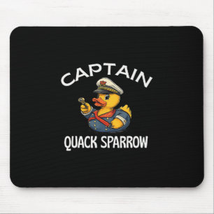 Captain Quack Sparrow Cruise Ducks Keep Hide You D Mouse Pad